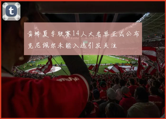 黄蜂夏季联赛14人大名单正式公布克尼佩尔未能入选引发关注